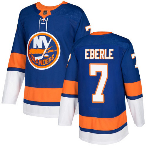 Adidas Men's Jordan Eberle Premier Royal Blue Home Jersey: NHL #7 New York Islanders