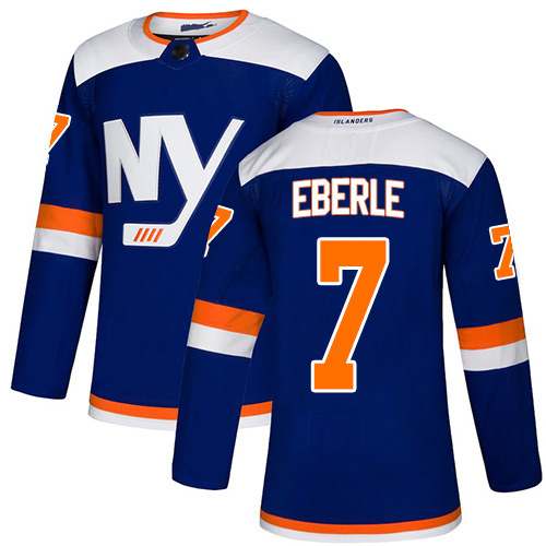 Adidas Men's Jordan Eberle Authentic Blue Alternate Jersey: NHL #7 New York Islanders