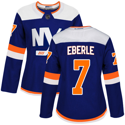 Adidas Women's Jordan Eberle Premier Blue Alternate Jersey: NHL #7 New York Islanders