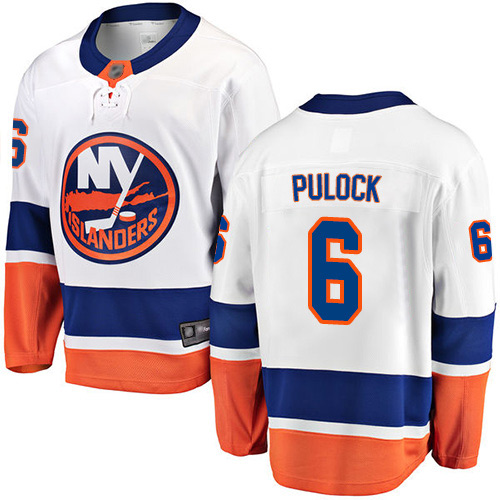 Fanatics Branded Men's Ryan Pulock Breakaway White Away Jersey: NHL #6 New York Islanders