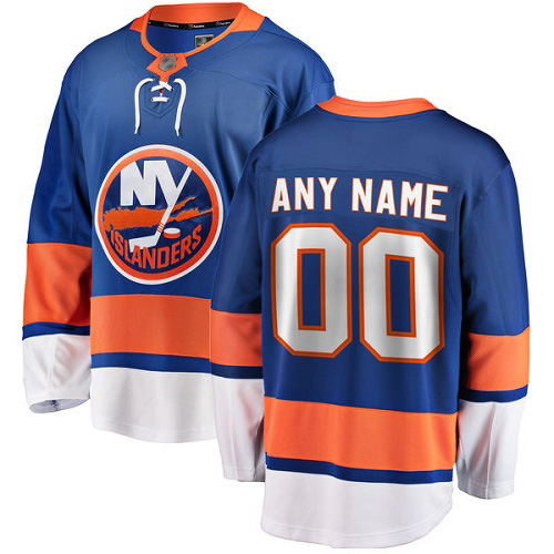 Fanatics Branded Youth Breakaway Royal Blue Home Jersey: NHL New York Islanders Customized