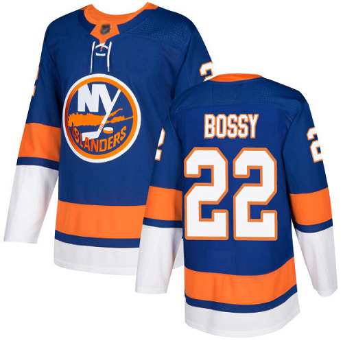 Adidas Men's Mike Bossy Premier Royal Blue Home Jersey: NHL #22 New York Islanders