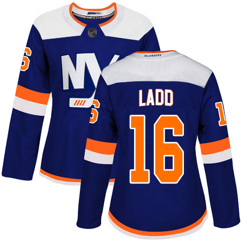 Adidas Women's Andrew Ladd Premier Blue Alternate Jersey: NHL #16 New York Islanders