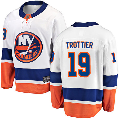Fanatics Branded Men's Bryan Trottier Breakaway White Away Jersey: Hockey #19 New York Islanders