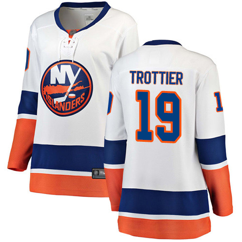 Fanatics Branded Women's Bryan Trottier Breakaway White Away Jersey: Hockey #19 New York Islanders