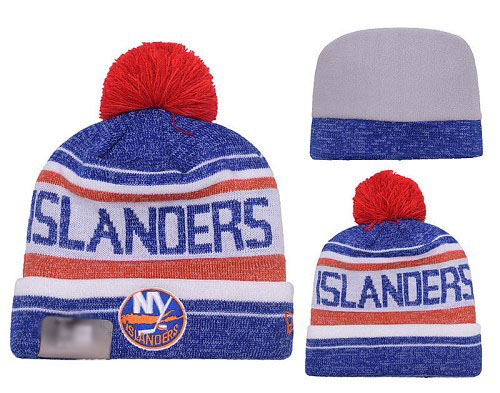NHL New York Islanders Stitched Knit Beanies 002