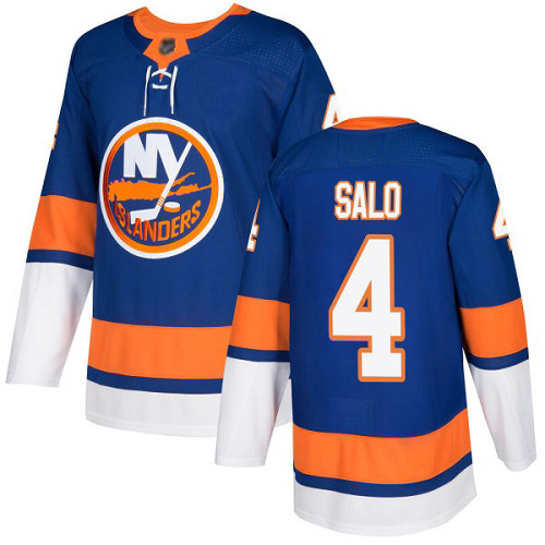 Adidas Youth Robin Salo Premier Royal Blue Home Jersey: NHL #4 New York Islanders