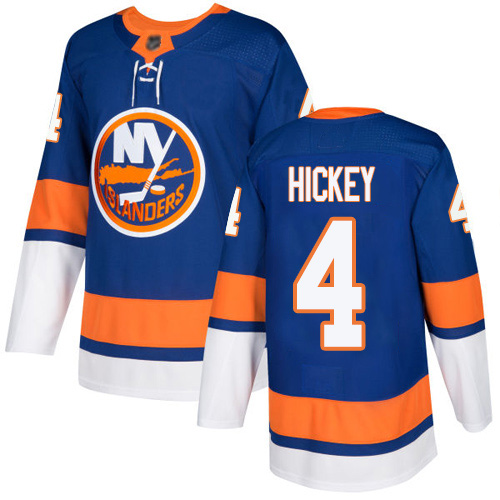 Adidas Men's Thomas Hickey Premier Royal Blue Home Jersey: NHL #4 New York Islanders