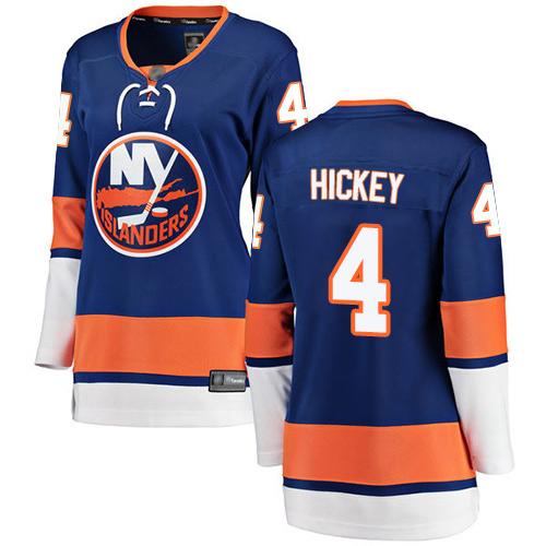 Fanatics Branded Women's Thomas Hickey Breakaway Royal Blue Home Jersey: NHL #4 New York Islanders