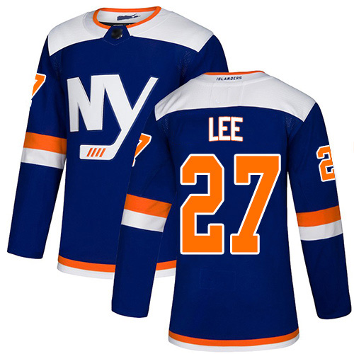 Youth Anders Lee Authentic Blue Alternate Jersey: Hockey #27 New York Islanders