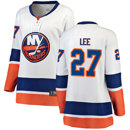 Fanatics Branded Women's Anders Lee Breakaway White Away Jersey: Hockey #27 New York Islanders