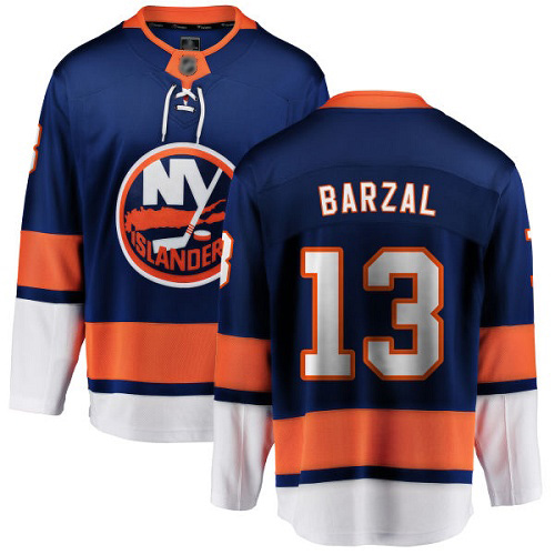 Fanatics Branded Men's Mathew Barzal Breakaway Royal Blue Home Jersey: NHL #13 New York Islanders