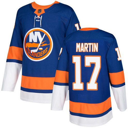 Adidas Men's Matt Martin Premier Royal Blue Home Jersey: NHL #17 New York Islanders