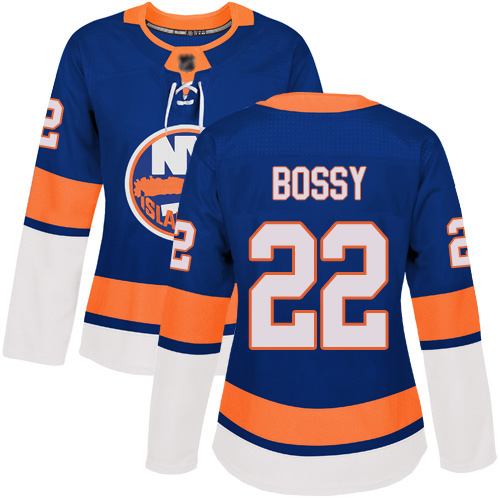 Adidas Women's Mike Bossy Premier Royal Blue Home Jersey: NHL #22 New York Islanders