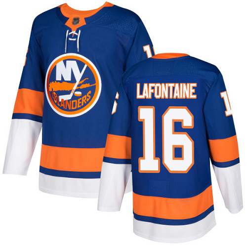 Youth Pat LaFontaine Premier Royal Blue Home Jersey: Hockey #16 New York Islanders