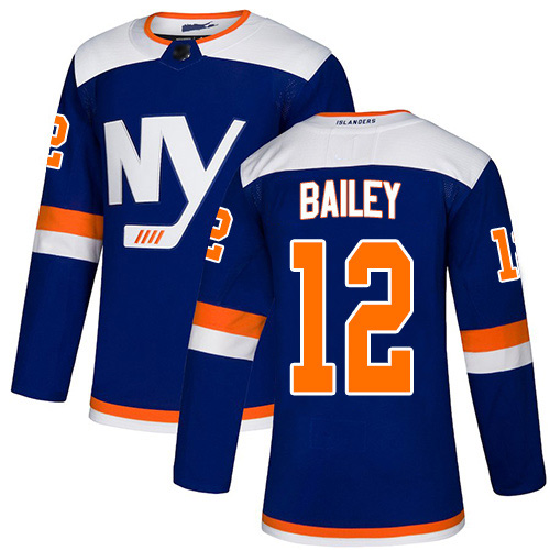 Men's Josh Bailey Premier Blue Alternate Jersey: Hockey #12 New York Islanders