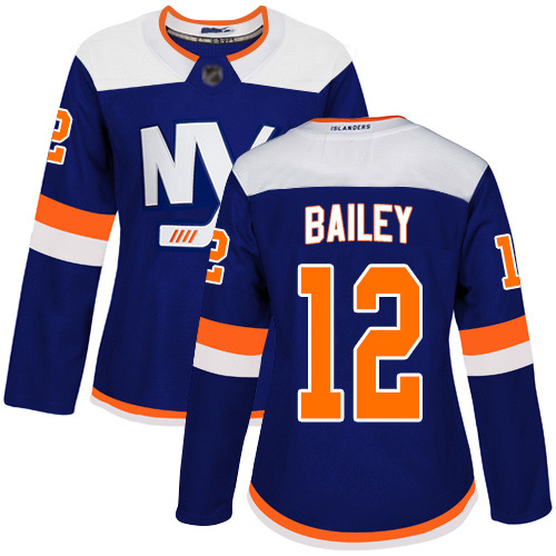 Women's Josh Bailey Premier Blue Alternate Jersey: Hockey #12 New York Islanders