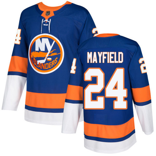 Adidas Men's Scott Mayfield Premier Royal Blue Home Jersey: NHL #24 New York Islanders