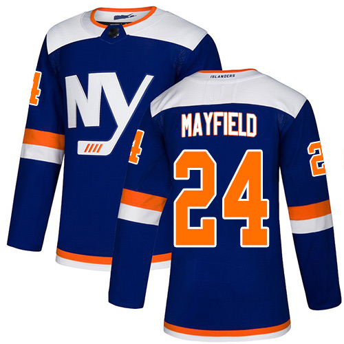 Adidas Men's Scott Mayfield Premier Blue Alternate Jersey: NHL #24 New York Islanders