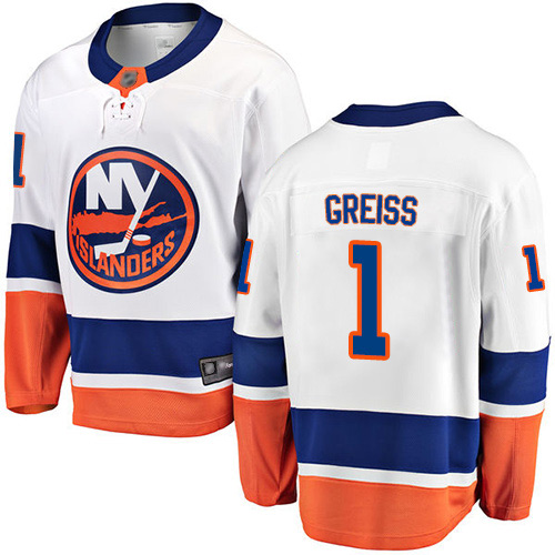 Fanatics Branded Men's Thomas Greiss Breakaway White Away Jersey: NHL #1 New York Islanders