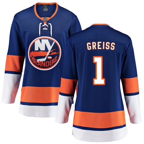 Fanatics Branded Women's Thomas Greiss Breakaway Royal Blue Home Jersey: NHL #1 New York Islanders